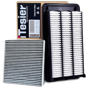 ITESIER Engine & Cabin Air Filter Kit for CRV (2017-2022) 1.5L Gas, Civic (2016-2021) 1.5L Gas, (NOT for Hybrid /2.0L) Replaces 17220-5AA-A00, 80292-TF0-G01