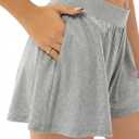 3-Pack Pajama Shorts for Women, Lightweight Sleepwear & Lounge Shorts (L)