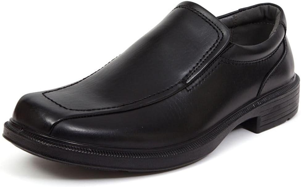 Deer Stags Men's Greenpoint Dress Shoes Comfortable Slip On Formal Loafers for Weddings, Church, Office, Prom (10, Black)