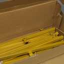 Putros Metal Arch Stand Gold Wedding Chiara Backdrop Stand Set of 3 (7.2FT,6.6FT,6FT) Square Arched Frame for Birthday Party Decoration