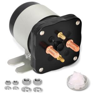 Compatible with White Rodgers 586-114111/586-905 OEM Replacement Starter Solenoid, 24 Volt DC 200 Amp Continuous Duty, 4 Terminal, Heavy Duty Solenoid Relay Switch