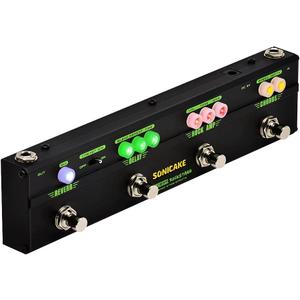 SONICAKE Guitar Multi Effect Pedal Chorus Delay Reverb Distortion Classic Rock Tone Guitar Pedal Rockstage With Cab Sim