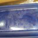 KOMUEE 8 Pieces Glass Baking Dish with Lids Rectangular Glass Baking Pan he set includes 4 glass baking pans of different sizes: 1qt (10 x 5.9 x 1.8-inch), 1.7qt (11.6 x 6.7 x 2.1-inch), 2.3qt (13.6 x 8.1 x 2.1-inch), and 3.2qt (15.5 x 9.3 x 2.1-inch)