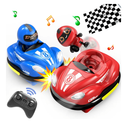 Remote Control Bumper Car for Toddlers,Mini RC Cars with Light & Sound & 360°Rotating,Car Toys for 6-7 Year Old,Christmas Birthday Gifts Toys for 3 4 5 6+ Year Old Boys Girls