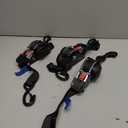 TLGREEN Retractable Ratchet Straps,Black,4 Pack,1 x 101650lb Break Strength Heavy Duty Auto Self Retracting Tie Down Straps for Truck, Cargo, Motorcycle, ATV, UTV,Boat