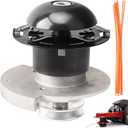 596878501 Trimmer Head Spindle Assembly w/ 532182217 Mow Ball & Bolt Kit Compatible with Husqvarna Poulan Craftsman HU625WT PR22WT 180334 182217 HU625HWT PPWT62522 HU625WTX