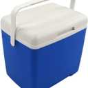 13.8L Insulated Portable Cooler, Ice Retention Hard Cooler, Keeps Ice up to 76 Hours, Ice Chest Lunch Box with Heavy Duty Handle for Picnic Camping Fishing.