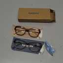EYEGUARD Stylish Reading Glasses for Women Blue Light Blocking Readers with Spring Hinge Computer Eyeglasses +1.75