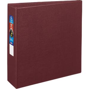 Avery Heavy-Duty 3 Ring Binder, 3 Inch One Touch EZD Rings, 3.5 Inch Spine, 1 Maroon Binder (79363)
