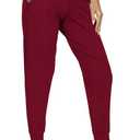 Kcutteyg Womens Joggers with Pockets, Lightweight Quick Dry Athletic Workout Soft Pants for Gym, Yoga, Running (Medium, Red)