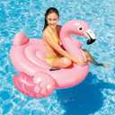 Intex Flamingo Inflatable Ride-On, 70" X 53", For Ages 3+, Pink