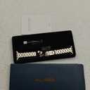 Anlinser Bands Compatible with Apple Watch Band 42mm 41mm 40mm 38mm, Women Slim Stainless Steel Metal Strap for iWatch Series 11 10 9 8 7 6 5 4 3 2 1 SE (Starlight)