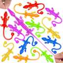 30 PCS Sticky Gecko Sticky Hands Bulk Sticky Toys for Kids Lizard-Shaped Geckos, Stretchable & Party Favors, Pinata Fillers, Treasure Box Prizes for Classrooms & Valentines Gifs Goodie Bag Stuffers
