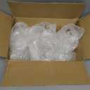 Sliner 6 Pack Gingerbread Man Double Wall Glass Coffee Mugs with Handle 12 oz Clear Insulated Glasses Cups Winter Holiday Mugs for Cappuccino Latte Espresso Tea Bag Beverage Hot Chocolate