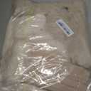 Mepase 4 Pcs Women Winter Faux Mink Fur Mongolian Hat with Faux Fur Collar Scarf Earmuffs and Touch Screen Gloves Set (Cream)