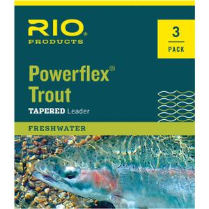 Rio PRODUCTSPowerflex Knotless 7.5Ft (10X, Clear)