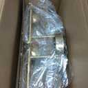 3-Light Bathroom Light Fixtures, Brushed Gold Vanity Lights for Bathroom with Milky White Glass Ball Shade, 18.9 inch Bathroom Lighting Fixtures Over Mirror, Wall Sconce for Bedroom(Bulb Not Included)