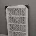 Fits 24x14 Duct Opening | Filter Included Steel Return Air Filter Grille by Handua [Removable Door] | Vent Cover Filter Grill | White | Outer Dimensions: 26 5/8"W X 16 5/8"H