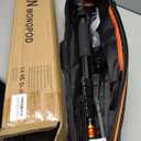 Professional Camera Monopod with Feet, 73.2 inch Aluminum Portable Travel Video Monopod with Removable Tripod Stand Base, Max Load 22 Lbs, New Q6 Fluid Head for DJI RS4 Manfrotto