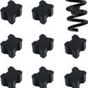 Car Coil Spring Spacers,Heavy Duty Rubber Lift Blocks for Enhancing 1" to 1.5" Spacing Spring Rate,Universal Front&Rear Coil Springs Spacers Car Accessories (8PCS)