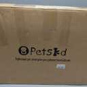 Petskd Side Expandable Extra Large Cat Carrier with Wheels and Litter Box, 24"x17"x17" Soft-Sided Pet Carrier for 2 Cats Under 55 lbs with Zipper Locks for Car Travel (Black)