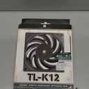 Thermalright TL-K12 Computer Case CPU Cooler 120mm, PWM Silent With 2150RPM Speed, Black Cooling Fan