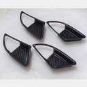 Inside Door Handle Covers Trims Interior Decoration Accessories Fit for Honda Accord 2008 2009 2010 2011 2012 (Carbon Fiber Pattern)