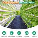 Weed Barrier Fabric, 4FTx300FT Heavy Duty Landscape Fabric with 30 U-Shaped Securing Pegs, 3.2OZ Geotextile Ground Cover, Woven Weed Block for Gardening, Landscaping, Driveway