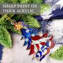 5 Pcs 250 Anniversary US Merchandise America Patriotic Decorations 4th of July US Ornament Acrylic 250th Birthday Gifts Fourth of July Decor