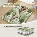 XICIKIN 2.5" Japanese Floor Mattress, Japanese Futon Mattress, Twin（80" x 39"）