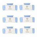 8pcs Bridesmaid Proposal Gifts 4.1 Inch Square Set of 8 Bachelorette Hair Claw Clips ideas Bridal Shower Gift for Wedding Party Favors (6pcs Dusty Blue)