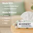 The Honest Company Clean Conscious Multi-Use Wipes Unscented Hypoallergenic Baby for Sensitive Skin 99% Water Plant-Based Compostable Geo Mood 288 Count (72 Count (Pack of 4))