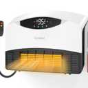 GiveBest Electric Wall Heater, 1500W Smart Wall Heater for Bathroom, Wall Mounted Heaters with Thermostat, Remote Control, 12H Timers, Compatible with Alexa, with ALCI Plug