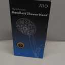 6-Setting Shower Head with Handheld, JDO High Pressure Hand held Shower Head, 4.7 Inch Chrome Detachable Showerhead Set with 59 Inch Stainless Steel Hose and Adjustable Showerhead Holder