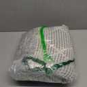 Waffle Bath Mat Set, Non Slip Bathroom Rugs Sets 2 Piece, Ultra Absorbent Long Bath Rug Runner for Bathroom Decor, Machine Washable Boho Mats, Grey & White, 20"×47" Plus 18"×30"