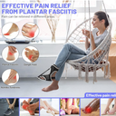 Plantar Fasciitis Night Splint: 2 Pack Plantar Fasciitis Brace for Women Men with Arch Support - Dual Effective Plantar Fasciitis Relief Achilles Tendonitis Foot Drop Heel Pain Black, One Size