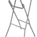 28in Cocktail Table, no Assembly Required, High Top Bistro Round Plastic Folding Table, Foldable Portable Bar Height Tables, Indoor Outdoor for Party Banquet Wedding Picnic Dining Camping, White