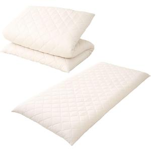 EMOOR Extra-Thick Japanese Futon Mattress Hem-Less Small-Twin Made in Japan White, Foldable Floor Sleeping Bed Tatami Mat