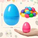 Jumlys 500 PCS 2.4" Plastic Easter Eggs Bulk, Empty Easter Eggs in 8 Colors, Fillable Colorful Easter Eggs with Hinge, Perfect for Easter Hunt, Basket Stuffers Fillers and Easter Theme Party Favors