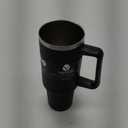 Vessel Tumbler 40oz – Insulated Stainless Steel Travel Mug with Handle & Straw – Keeps Drinks Hot or Cold for Hours – Spill-Resistant, Eco-Friendly, Cupholder Friendly – Matte Black 