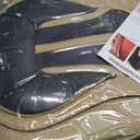 5PCS H7 Front and Back Car Seat Covers Auto Interior Accessories with Water Proof Nappa Leather for Cars SUV Pick-up Truck Universal Comfortable and Breathable (Full Set, Black&Beige)