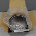 KIVY Vacuum Coffee Canister (Large) - Push Lid Preserves Aroma & Oil - Stainless Steel Airtight Canister - Container for Ground & Coffee Bean Storage - Removes Excess Air (Black)