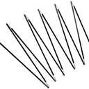 BRILLIANCE4U Aluminum Tent Poles Replacement, Black Pre-Assembled Tent Pole, 7001 T6 Heated Camping Tent Rod