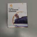 EcoNour Window Shades for Side Windows (Pack of 2) | Sun Shade for Car Heat and UV Protection | Adjustable Elastic Fabric Baby Car Shade | Rear Side Window Sun Shade Accessories (Large 40"x25")