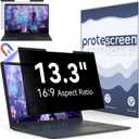 Magnetic 13.3 Inch Laptop Privacy Screen for 16:9 Computer Monitor, Removable Anti Glare Blue Light Filter Protector, 13 In Privacy Shield Compatible with Lenovo Hp Dell Acer Asus Thinkpad Envy Xps