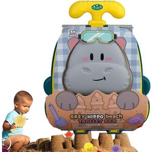 Beach Trolley Box Set Beach Fun (Grey)