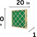 "20 x 20 x 1 Fiberglass Air Filter MERV 1 (4-pack)"