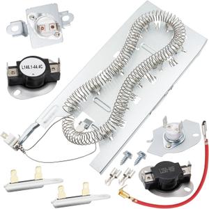 Dryer Heating Element Kit Fit for Maytag MED6630HW1 MED6230HW1 MED6230HW2 MED6230HW3 MED6230HW0 MED6630HC0 MED6630HW0 MED6630HC1 MED6630HC2 MED6230HC0 MED6230RHW0 MED6230RHW1