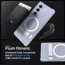 for Galaxy Z Fold 7 Case Compatible with MagSafe, Built-in Metal Kickstand & Strong Magnetic, Anti-Yellowing Non Slipping Out Phone Cover with Stand Slim fit Samsung Galaxy Z Fold7 (Clear)