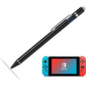Stylus for Nintendo Switch Pen, EVACH Digital Pencil with 1.5mm Ultra Fine Tip Stylus Pen for Nintendo Switch, Black